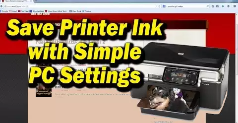 save printer ink