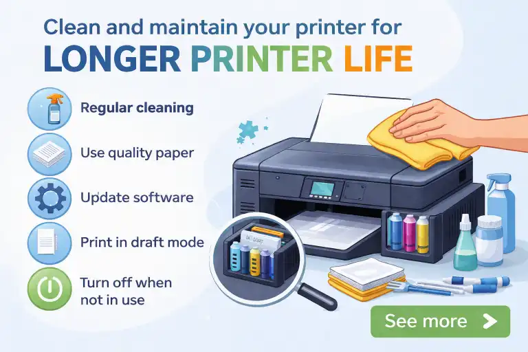 Clean and maintain your printer