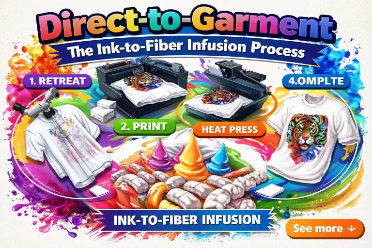 Direct to Garment The Ink to Fiber Infusion Process