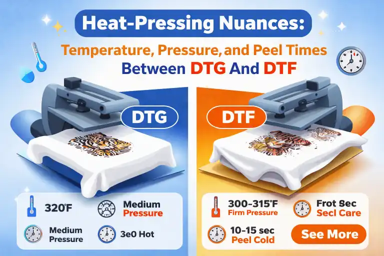 Heat Pressing Nuances Temperature, Pressure, and Peel Times