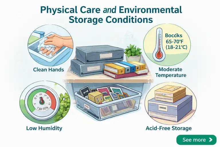 Physical Care and Environmental Storage Conditions