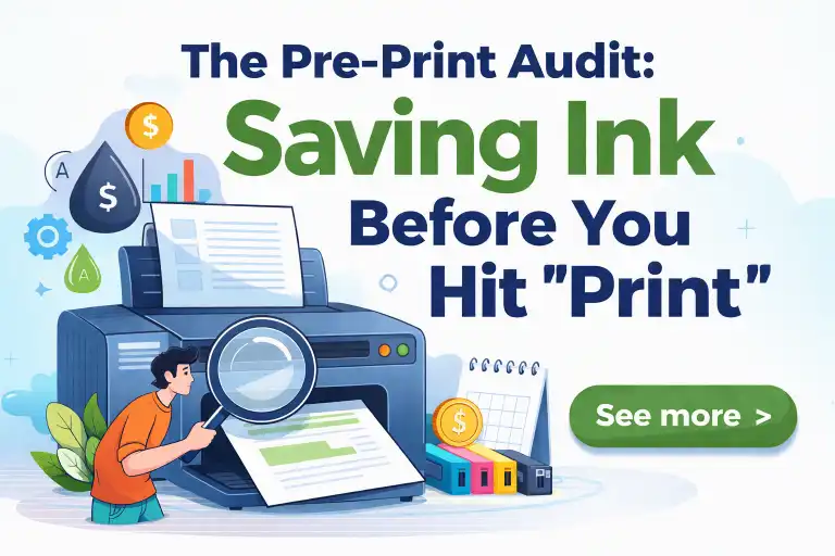 The Pre Print Audit Saving Ink Before You Hit Print