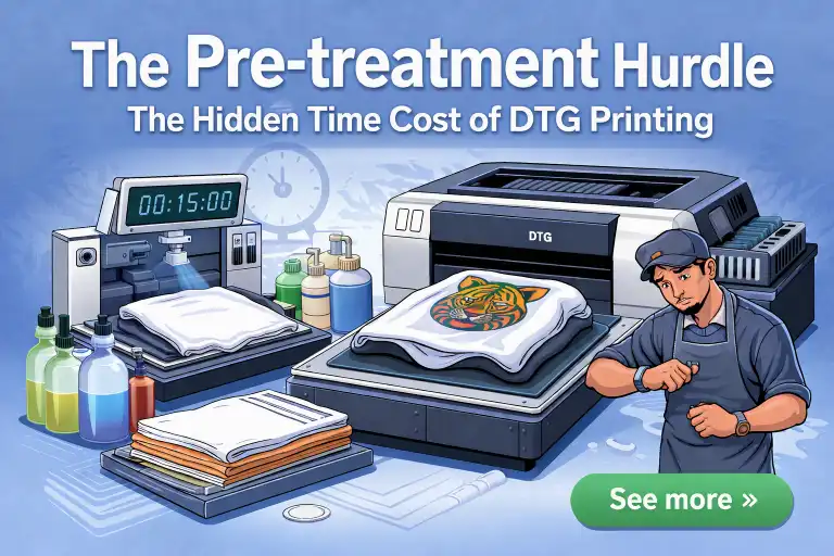 The Pre treatment Hurdle The Hidden Time Cost of DTG Printing