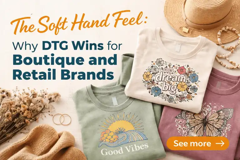 The Soft Hand Feel Why DTG Wins for Boutique and Retail Brands